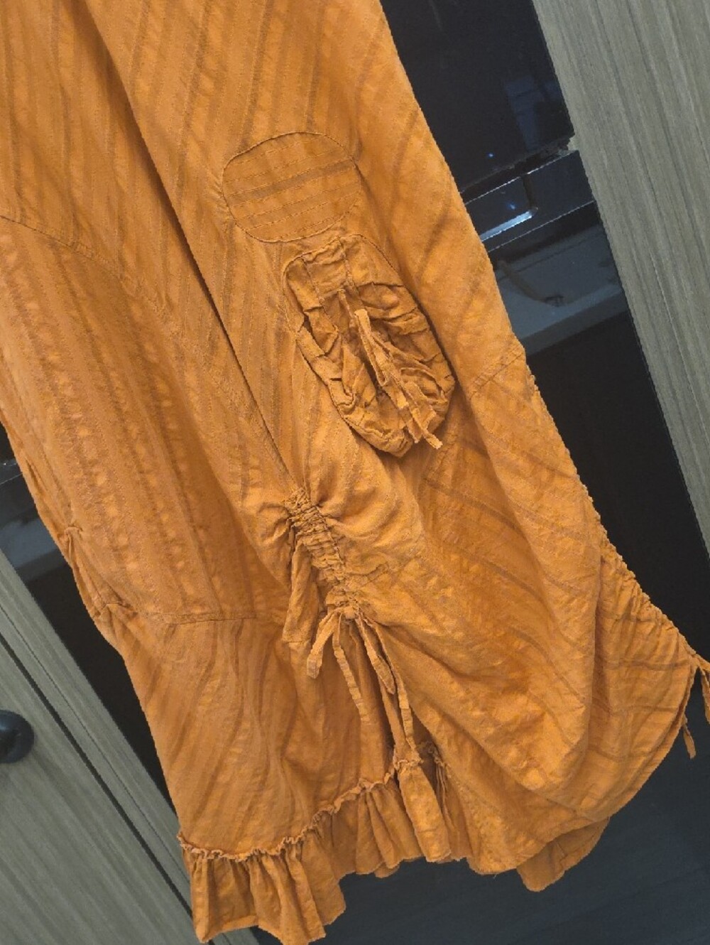 Burnt Orange, Midi/Maxi Boho Dress By "GRIFFLIN PARIS" 100%COTTON) 🤎 - Picture 8 of 16